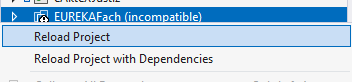 Alt Reloading a XSharp project after the re-installation of the XSharp extension